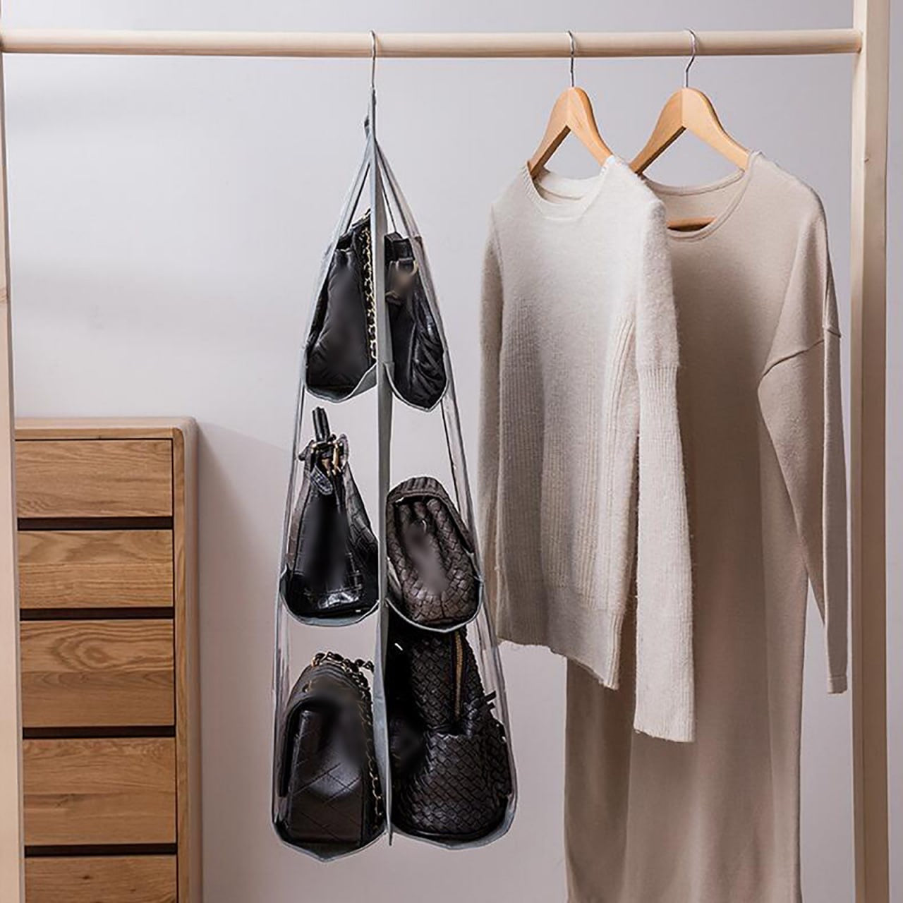 منظم الحقائب، للحفاظ على حقائبك الثمينة