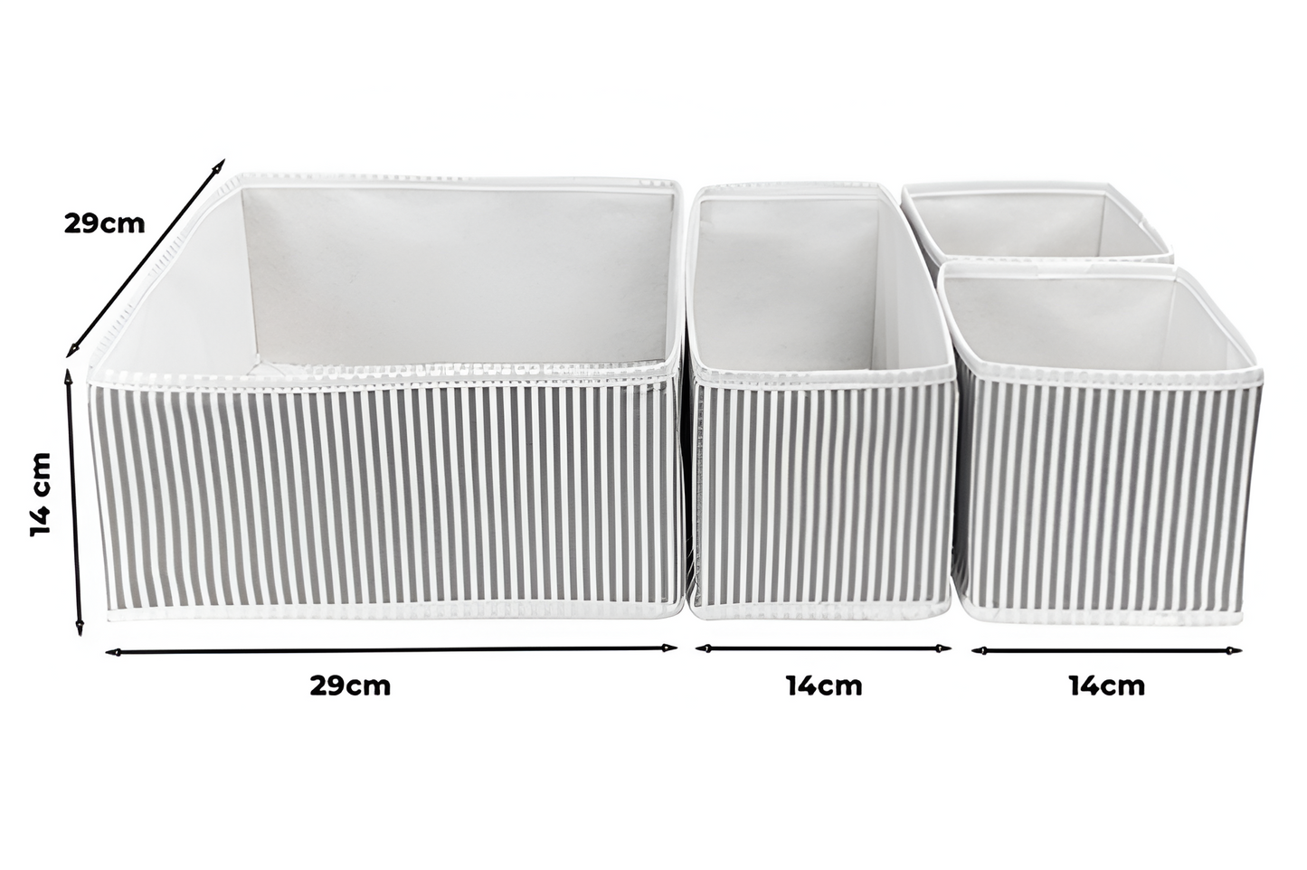 مجموعتين صناديق التخزين (6+4) بنصف الثمن